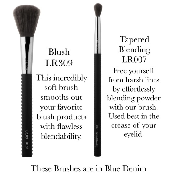 Laruce Beauty 5 Pcs Face Makeup Brush Set with Bag - Picture 5 of 14